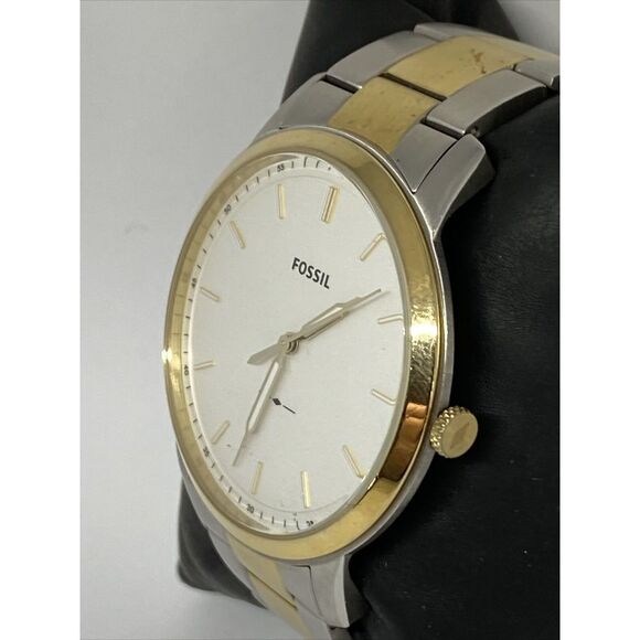 Fossil Minimalist 3H FS5441 Men's Stainless Steel Analog Dial Quartz Watch XR342 - Picture 4 of 12